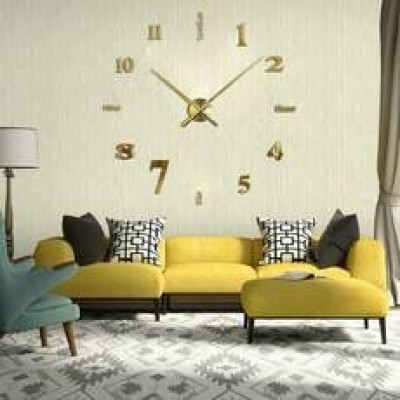 Настенные 3D часы DIY Clock 100-120см / 015В