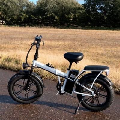 Електровелосипед складний фетбайк HK-811 з додатковим сидінням (48V/10Ah/500W)