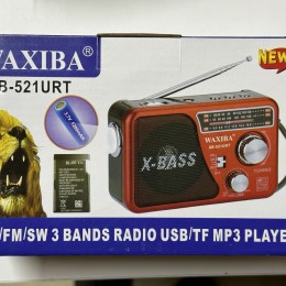 Радіоприймач XB-521URT(USB.TF.SD,ліхтарик) RX 606