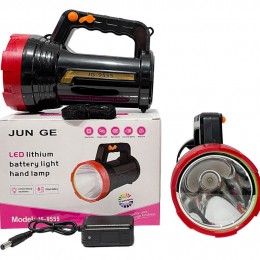 LED фонарь ручной влагозащищённый аккумуляторный JUN GE (4000 mAh) (JG-9555) (YJ-2886)