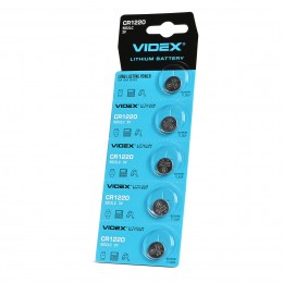 Батарейка літієва Videx CR1220 5шт BLISTER CARD