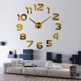 Настенные 3D часы DIY Clock 100-120см / 1819В