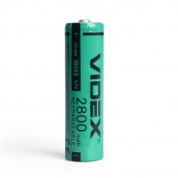 Аккумулятор Videx литий-ионный 18650 (без защиты) 2800mAh bulk/1шт Аккумулятор Videx литий-ионный 18650 (без защиты) 2800mAh bulk/1шт