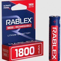 Аккумулятор Rablex Li-Ion 18650 (без защиты) 1800mAh оптом