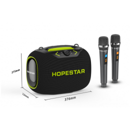 Колонка Hopestar Party Box (120W/TWS/IPX6/RGB/22000mAh/2 мікрофони)