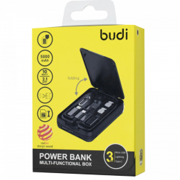 PB515PB - Budi Power Bank Mlti-Functional Box 2.1A, 10W, 5000 mAh