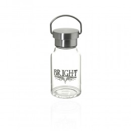 Бутылка для воды стеклянная Bright 350мл 