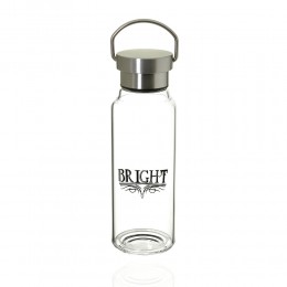 Пляшка для води скляна Bright 550мол