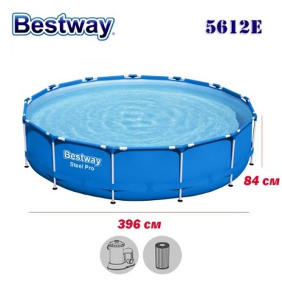 БАСЕЙН КАРКАСНИЙ BESTWAY 8680Л 396*84 СМ З ФІЛЬТРОМ