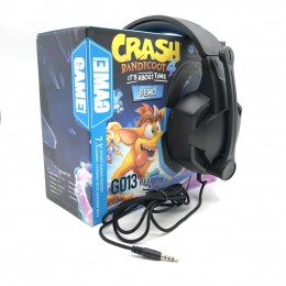 Навушники ігрові CRASH Pro G013 провідні з мікро.