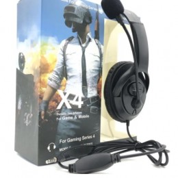 Ігрові навушники BATTLEGROUNDS X4 провідні AUX з мікро.