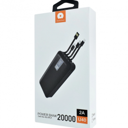 Power Bank WUW U40 20000 mAh with cabel USB