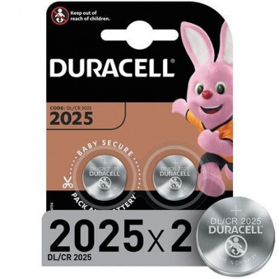 Батарейка літієва DURACELL CR2025 2шт/блістер (Ціна вказана за 1шт)