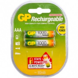 Аккумулятор GP Rechargeable HR-03 1000mAh (HR03,size AAA,NiMN) Цена за 1шт