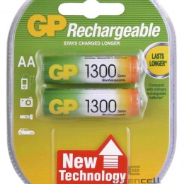 Аккумулятор GP Rechargeable R-6 1300mAh (HR6,size AA,NiMN) 