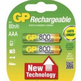 Аккумуляторы GP HR03/AAA 800mAh 2шт/блистер (Цена указана за 1шт)