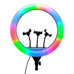 Лампа кольцевая RGB 3D 45