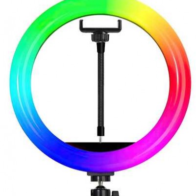 Лампа кільцева RGB 3D 33