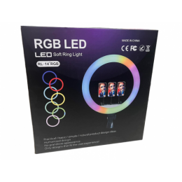 Лампа кільцева RL-14 RGB (10)