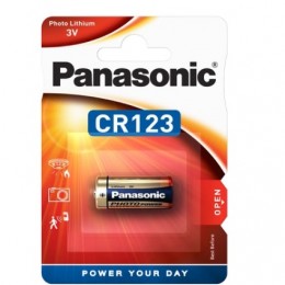 Батарейка Panasonic CR123 3V lithium (на блистере 1шт)