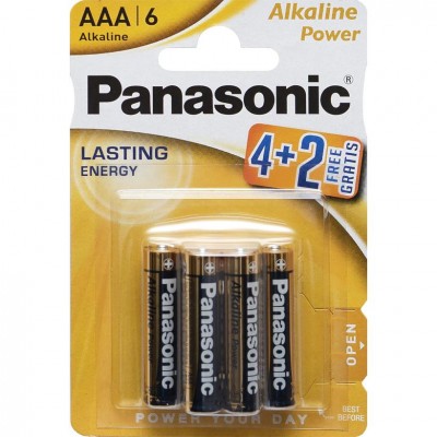 Батарейка Panasonic Alkaline Power АА LR03 1.5V (лише блістером 6шт)