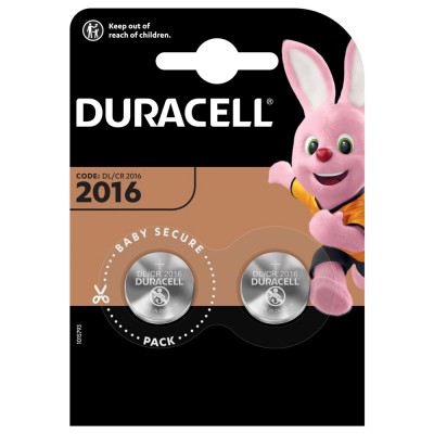 Батарейка літієва DURACELL CR2016 2шт/блістер (Ціна вказана за 1шт)