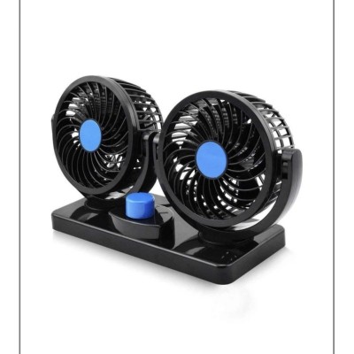 Вентилятор подвійний з регулюванням потужності від USB DOUBLE-HEADED VEHICLE FAN CZ-212