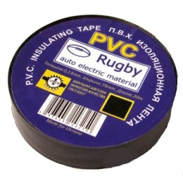 Изолента "PVC Rugby" черная 50м