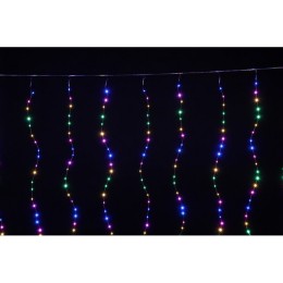 Xmas гірлянд (Водоспад 3M*3M) 300 led M-9 Мультикольорова (Copper) на мідному дроті