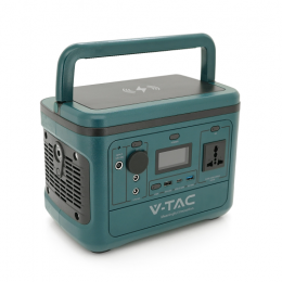 Портативный источник питания V-TAC VT-606, 500W, (26.2Ah /21.6V 568Wh)(275x170x200) 5.4kg