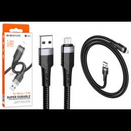USB cable BOROFONE BU35 Micro (1m)