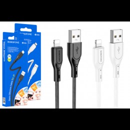 USB cable BOROFONE BX66 silicone cable Lightning (1m)