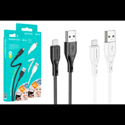 USB cable BOROFONE BX66 silicone cable Micro (1m)