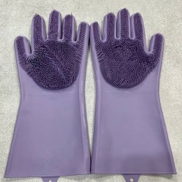 Силиконовые перчатки для мытья и чистки / SD-302