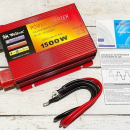 Інвертор 12v 1500W перетворювач напруги