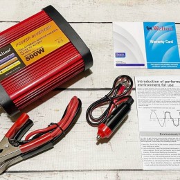 Інвертор 12v 500W перетворювач напруги