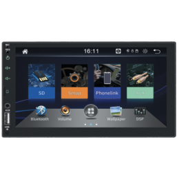 Автомагнітола 2Din з екраном 8'' на Android Ram 2+ Storag 32 7023A