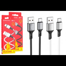 USB cable BOROFONE BX83 silicone cable Type-C (1m)