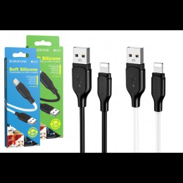 USB cable BOROFONE BX42 silicone cable Lightning (1m)