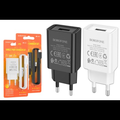 МЗП BOROFONE 2в1 BA68A Type-C (1USB/2.1A) /79