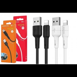 USB cable BOROFONE BX30 silicone cable Lightning (1m)