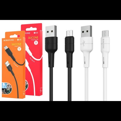 USB cable BOROFONE BX30 silicone cable Micro (1m)