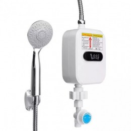 Электрический  термостатный водонагреватель-душ проточный с краном RX-021