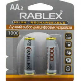 Батарейка аккумулятор RABLEX HR6 AA 1000mAh ( Цена указана за 1 батарейку)