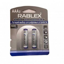 Батарейка аккумулятор RABLEX AAA HR3 600mAh (цена указана за 1 батарейку )
