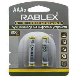 Батарейка аккумулятор RABLEX AAA HR3 800mAh (цена указана за 1 батарейку )