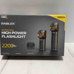 Багатофункціональний налобний та ручний ліхтар Rablex RB 928 Багатофункціональний налобний та ручний ліхтар Rablex RB 928