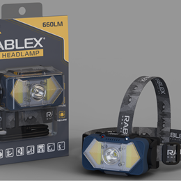 Портативний налобний ліхтар Rablex RB964 жовтий, білий, червоний, із сенсором та акумулятором Портативний налобний ліхтар Rablex RB964 жовтий, білий, червоний, із сенсором та акумулятором