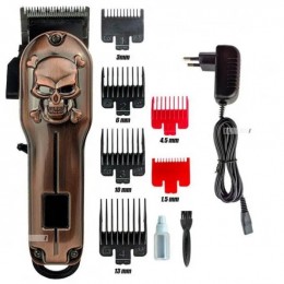 Машинка для стрижки волосся та бороди акумуляторна бездротова Kemei LFJ KM-2618