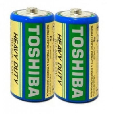 Батарейка сольова Toshiba R14, у спайці 2шт (тільки упаковкою 24шт)